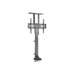 Kép 1/7 - Equip TV/Monitor állvány - 650606 (37"-65" álló, beépíthető, motoros, távirányító, Max.:50kg, fekete)