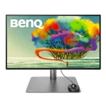 Kép 1/2 - BenQ Monitor 27" - PD2725U (IPS, 16:9, 3840x2160, 5ms, 400cd/m2, 2xHDMI, DP, TH3, USB, Speaker, Pivot, mag.áll., VESA)