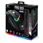 Kép 12/14 - Spirit of Gamer Egér - PRO-M3 RGB (Optikai, 7200DPI, 8 gomb, harisnyázott kábel, fekete) + egérpad