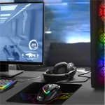 Kép 14/14 - Spirit of Gamer Egér - PRO-M3 RGB (Optikai, 7200DPI, 8 gomb, harisnyázott kábel, fekete) + egérpad