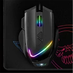 Kép 5/14 - Spirit of Gamer Egér - PRO-M3 RGB (Optikai, 7200DPI, 8 gomb, harisnyázott kábel, fekete) + egérpad