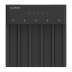 Kép 1/5 - Orico HDD/SSD Dokkoló - 6558US3-C-EU /125/ (5x 2,5"/3,5" HDD/SSD -> USB-A, Max.: 16TB, fekete)