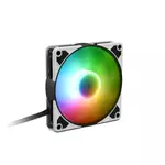 Kép 1/3 - Sharkoon Cooler 12cm - SilentStorm 120 PWM RGB Fan (20,4dB; 93,6 m3/h; 1400rpm; 3pin + 4pin csatlakozó; ház hűtésre)