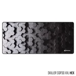 Kép 1/4 - Sharkoon Egérpad - Skiller SGP30 XXL HEX (900 x 400 x, 2,4 mm; varrott szélek; fekete)