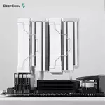 Kép 5/15 - DeepCool CPU Cooler - AK620 WH (28 dB; max, 117,21 m3/h; 4pin csatlakozó, 6 db heatpipe, 2x12cm, PWM)