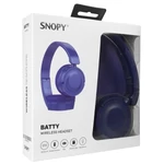 Kép 6/6 - Snopy Fejhallgató Vezeték Nélküli - SN-XBK33 BATTY Blue (Bluetooth/AUX/TF Card, hang.szab., mikrofon, kék)