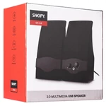 Kép 6/6 - Snopy Hangszóró 2.0 - SN-84  (2W RMS; hangerőszabályzó; 3,5mm jack; USB)