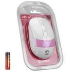 Kép 7/7 - Everest Egér - SM-18 Pink (1600 DPI, 4gomb, optikai, fehér-rózsaszín)