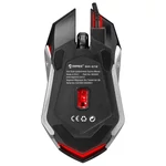 Kép 7/8 - Everest Egér - SM-G72  (1200 DPI, 4gomb, 1,5m kábel, optikai, fekete, RGB LED)