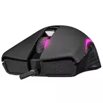 Kép 3/8 - Everest Gamer Egér - SM-G56 CORAX  (7200 DPI, 7gomb, 1,5m harisnyázott kábel,optikai, fekete, RGB LED)