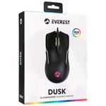 Kép 8/8 - Everest Gamer Egér - SM-G14 DUSK  (7200 DPI, 7gomb, 1,5m harisnyázott kábel,optikai, fekete, RGB LED)