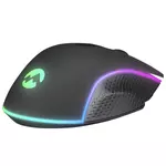 Kép 5/8 - Everest Gamer Egér - RAGE-X2  (6400 DPI, 7gomb, 1,5m harisnyázott kábel, optikai, fekete, RGB LED)