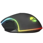 Kép 6/8 - Everest Gamer Egér - RAGE-X2  (6400 DPI, 7gomb, 1,5m harisnyázott kábel, optikai, fekete, RGB LED)