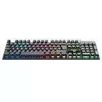 Kép 2/4 - Everest Gamer Billentyűzet - KB-188 Borealis Rainbow (N-key, USB, fekete, magyar, RGB LED)