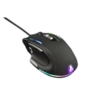 Kép 2/15 - The G-Lab Gamer Egér - KULT NITRO ATOM (4800 DPI, 9 gomb, makro, 1,8m kábel, RGB LED, fekete)