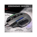 Kép 13/15 - The G-Lab Gamer Egér - KULT NITRO ATOM (4800 DPI, 9 gomb, makro, 1,8m kábel, RGB LED, fekete)