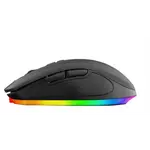 Kép 2/11 - The G-Lab Vezeték nélküli Gamer Egér - KULT NEON (2400 DPI, 7 gomb, makro,  RGB LED, fekete)