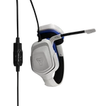 Kép 2/11 - The G-Lab Fejhallgató - KORP COBALT W (mikrofon, 3,5mm Jack, hangerőszabályzó, nagy-párnás, fehér)