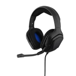 Kép 2/12 - The G-Lab Fejhallgató - KORP COBALT/B (mikrofon, 3,5mm Jack, hangerőszabályzó, nagy-párnás, fekete)