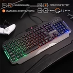 Kép 2/10 - The G-Lab Gaming kit - 4 in 1 COMBO HELIUM HU (KEYZ 120 billentyűzet, KULT HELIUM egér+pad, INT 100 fülhallgató, magyar)