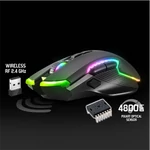 Kép 7/12 - Spirit of Gamer Egér Vezeték nélküli - ELITE-M70 (Optikai, 4800DPI, 8 programozható gomb, Max.: 10m, fekete)