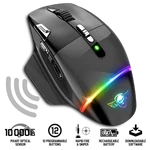 Kép 1/11 - Spirit of Gamer Egér Vezeték nélküli - XPERT-M800 (Optikai, 10 000DPI, 12 programozható gomb, Max.: 10m, fekete)