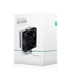 Kép 10/10 - DeepCool CPU Cooler - AG400 (31,6 dB; max, 128,93 m3/h; 4pin csatlakozó, 4 db heatpipe, 12cm, PWM)