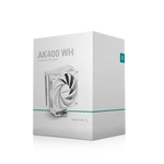 Kép 10/10 - DeepCool CPU Cooler - AK400 WH (29 dB; max, 112,93 m3/h; 4pin csatlakozó, 4 db heatpipe, 12cm, PWM, fehér)