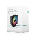 Kép 10/10 - DeepCool CPU Cooler - AG400 BK ARGB (31,6 dB; max, 128,93 m3/h; 4pin csatlakozó, 4 db heatpipe, 12cm, PWM)