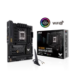 Kép 1/6 - Asus Alaplap - AMD TUF GAMING B650-PLUS WIFI AM5 (B650, ATX, 4xDDR5 6400+MHz, 4xSATA3, 3x M.2, HDMI+DP)