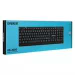 Kép 6/6 - Everest Billentyűzet - KB-2030 (N-key, USB, fekete, magyar)