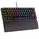 Kép 1/7 - Rampage Billentyűzet - PLOWER K60 Black US (Vezetékes, Mechanikus, Blue switch, angol, fekete, RGB LED)