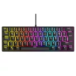 Kép 3/7 - Rampage Billentyűzet - PLOWER K60 Black US (Vezetékes, Mechanikus, Blue switch, angol, fekete, RGB LED)