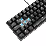 Kép 6/7 - Rampage Billentyűzet - PLOWER K60 Black US (Vezetékes, Mechanikus, Blue switch, angol, fekete, RGB LED)