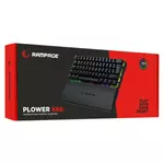 Kép 7/7 - Rampage Billentyűzet - PLOWER K60 Black US (Vezetékes, Mechanikus, Blue switch, angol, fekete, RGB LED)