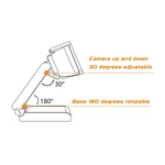 Kép 4/5 - Conceptronic Webkamera - AMDIS06B (2592x1944 képpont, Auto-fókusz, 30 FPS, USB 2.0, univerzális csipesz, mikrofon)