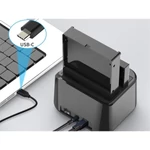 Kép 3/4 - Conceptronic HDD/SSD Dokkoló - DONN12B (2 fiók, USB3.2, 2,5/3,5