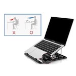 Kép 3/4 - Conceptronic notebook állvány - THANA03B (Max.: 15,6