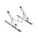 Kép 1/5 - Conceptronic notebook állvány - THANA04S (Max.: 15,6", állítható magasság, összecsukható, Max.: 50kg, szürke)