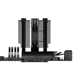 Kép 6/8 - ID-Cooling CPU Cooler - SE-207-XT SLIM (15.2-35.2 dB; max 129,39 m3/h; 4Pin csatlakozó, 7 db heatpipe, 2x12cm, PWM)