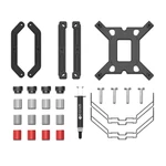 Kép 6/6 - ID-Cooling CPU Cooler - SE-224-XTS BLACK (28.9dB; max. 118,93 m3/h; 4pin csatlakozó, 4 db heatpipe, 12cm, PWM)