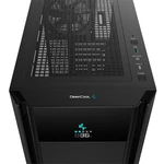 Kép 8/13 - DeepCool Számítógépház - CH510 MESH DIGITAL (ablakos, 1x12cm ventilátor, Mini-ITX / Micro-ATX / ATX / E-ATX, 1xUSB3.0)
