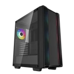 Kép 1/14 - DeepCool Számítógépház - CC560 A-RGB V2 (fekete, ablakos, 4x12cm venti, Mini-ITX / Micro-ATX / ATX, 1xUSB3.0, 1xUSB2.0)