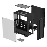 Kép 12/14 - DeepCool Számítógépház - CC560-100034 (fekete, ablakos, venti nélkül, Mini-ITX / Micro-ATX / ATX, 1xUSB3.0, 1xUSB2.0)