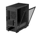 Kép 2/6 - DeepCool Számítógépház - CH370 (fekete, ablakos, 1x12cm ventilátor, Mini-ITX / Micro-ATX, 2xUSB3.0)