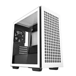Kép 1/6 - DeepCool Számítógépház - CH370 WH (fekete, ablakos, 1x12cm ventilátor, Mini-ITX / Micro-ATX, 2xUSB3.0)