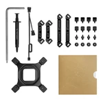 Kép 9/10 - DeepCool CPU Cooler - AK620 ZERO DARK (28 dB; max, 117,21 m3/h; 4pin csatlakozó, 6 db heatpipe, 2x12cm, PWM)