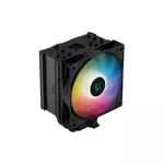 Kép 1/6 - DeepCool CPU Cooler - AG500 BK ARGB (29,4 dB; max, 115,32 m3/h; 4pin csatlakozó, 5 db heatpipe, 12cm, PWM, LED)