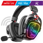Kép 2/12 - Spirit of Gamer Wireless Fejhallgató - MIC-XH1500 (MultiPlatform, 7.1, mikrofon, hangerőszabályzó, nagy-párnás, fekete)