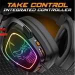 Kép 6/12 - Spirit of Gamer Wireless Fejhallgató - MIC-XH1500 (MultiPlatform, 7.1, mikrofon, hangerőszabályzó, nagy-párnás, fekete)